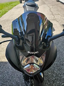 Windshield Windscreen Double Bubble Suzuki GSXR600 GSXR750 K11 2011-2024 Black - Picture 1 of 10