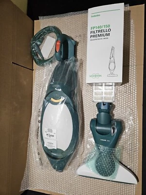 FOLLETTO VK 140 NUOVO SPAZZOLA ORIGINALE SACCHETTI ORIGINALI GARANZIA 24 MESI  - Image 1 of 3