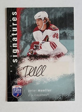 2007-08 Upper Deck Be A Player Peter Mueller Phoenix Coyotes - Auto