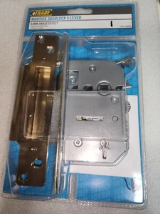 4Trade Mortice sahlock 5 Lever 64mm Brass Effect 802505 - Picture 1 of 2