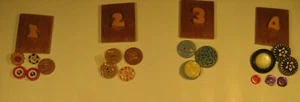 [h18-h] Lot of Misc VINTAGE BUTTONS Plastic, Bakelite? - Picture 1 of 6