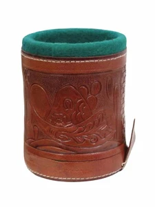 Cubilete Cuero Dados Taza Jugar Casino Juego Tradicional Hecho a Mano en México Nuevo - Imagen 1 de 6