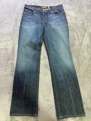 Jeans David Kahn lavado oscuro pierna recta talla 32 x 42 Foto 1 de 4