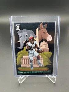 Chase Young Downtown Black Pandora /25 Panini Donruss 2021 Prizm Optic Football - Bild 1 von 3