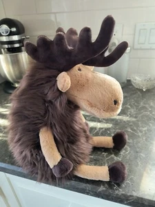 Brand New JellyCat Merrick Moose 100% Original Jellycat NO FAKE - Picture 1 of 4