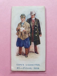 COPS MUSIC HALL ARTISTS 1913 Nummer 45 Poluski Bros - Bild 1 von 2