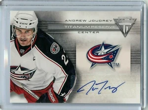  2013-14 Panini Titanium Titanium Reserve Autographs #TR-AJO Andrew Joudrey - Picture 1 of 2