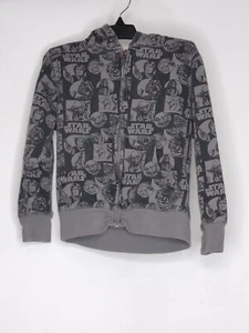 Old Navy Collectabilitees Star Wars Toddler XS (5) Grey Full Zip Graphic Hoodie - Picture 1 of 4