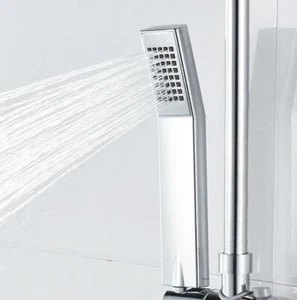 ABS Handheld Shower Head Bathroom Massage Spa Water Saving Rain Sprayer Nozzle - Picture 1 of 10