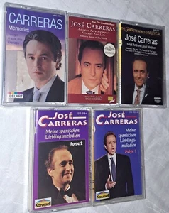 Jose Carreras - 5 Musikkassetten im Set! (Best Of) - Selten, Neu & OVP! - Picture 1 of 2