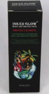 Tattoo Balm Inked Glow Protect & Shine Body Art Protection & Aftercare 2 Oz NEW - Picture 1 of 2