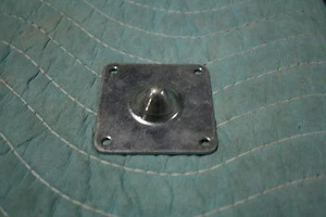 Custom Case Hardware - Male Stacking Foot - Zinc - 4 hole - 2-1/2" x 2-1/2" - Picture 1 of 1