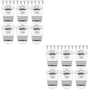 12 piezas Clips de suspensión de micrófono de acero inoxidable Ganchos de clip de micrófono Gancho de metal - Imagen 1 de 12