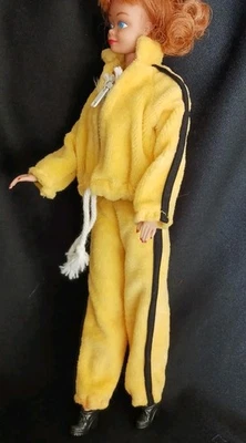 Barbie Maddie Babs Suzette Clon VELOUR CREMALLERA JOG CONJUNTO DE ENTRENAMIENTO VINTAGE AÑOS 70 Foto 1 de 4