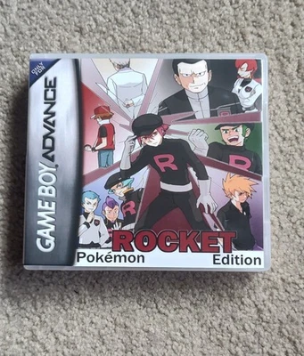 Pokemon Fire Red Team Rocket Edition GBA Game (Game Boy Advance) + Case Cover - Bild 1 von 4