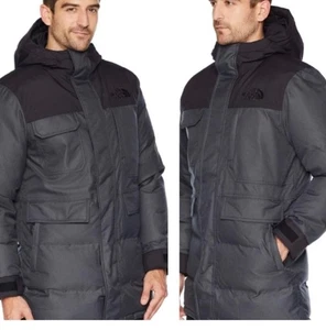 Parka de plumón Biggie Murdo The Northface nueva con etiquetas precio de venta sugerido por el fabricante 360 USD negra con logotipo talla grande - Imagen 1 de 7
