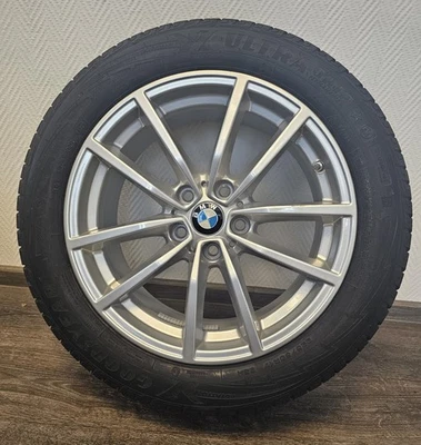 Original Winterradsatz BMW 2er+3er+4er 7.5x17 mit Goodyear Ultra Grip* RFT+RDKS - Bild 1 von 3