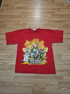 Vintage Digimon Shirt Fox Gr. L 14/16 90er 2000er Promo Youth RAR Digimon - Bild 1 von 4