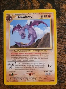 Aerodactyl 15/64 Non Holo Rare Neo Revelation Pokemon Karte Mp - Bild 1 von 9