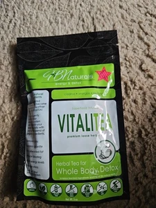 VitaliTEA Energía y Desintoxicación de Cuerpo Completo Orgánico Hojas Sueltas Té de Hierbas - 30 Días  - Imagen 1 de 2