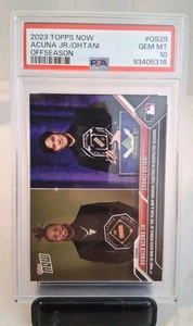 ACUNA JR - OHTANI 2023 Topps Now Offseaon #OS-29 SP MVP PSA 10 💎 💎 💎  - Picture 1 of 2