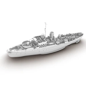 RHWS72005 1/72 Militär Modellbausatz Waterline France Flower Class Fregatte Aconit - Bild 1 von 3