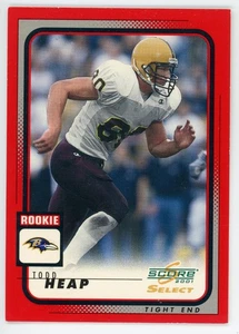 2001 Score Select Todd Heap Rookie RC #315 #/275 Ravens - Imagen 1 de 1