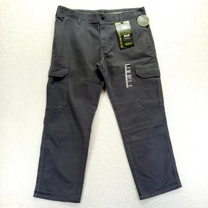 Lee Mens Performance Extreme Comfort MVP Straight Fit Cargo Pants 36x29 Gray - Picture 1 of 9