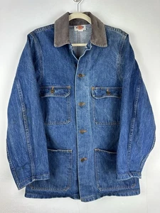 Vintage Dickies Cord Kragen Jeansjacke Damen Größe Small Made in USA - Bild 1 von 12