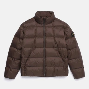 NATIONAL GEOGRAPHIC STANDNECK PERTEX DOWN JACKET N254UPD903 080 BROWN UNISEX SZ - Picture 1 of 10