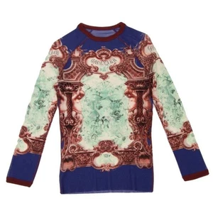 Unbranded Gothic Printed Mesh T-shirt Size S-M(K-146616) - Picture 1 of 12