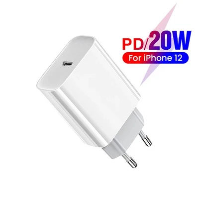 Quick Travel Safety Charger Charging Fast Power For iPhone 12 Pro Max QC - Image 1 of 4
