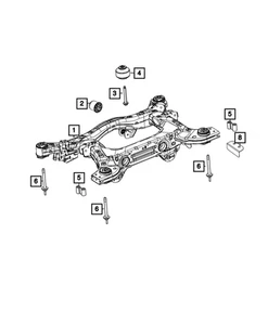 Genuine Mopar 2 End Stud 06513758AA - Picture 1 of 1