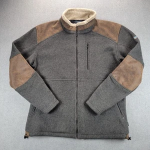 Kuhl Herren Alpenwurx Fleece Langarm Full Zip grau braun Jacke Gr. 2XL - Bild 1 von 10