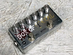 Z.Vex BOX OF METAL VEXTER Distortion Guitar Pedal Used - Picture 1 of 5