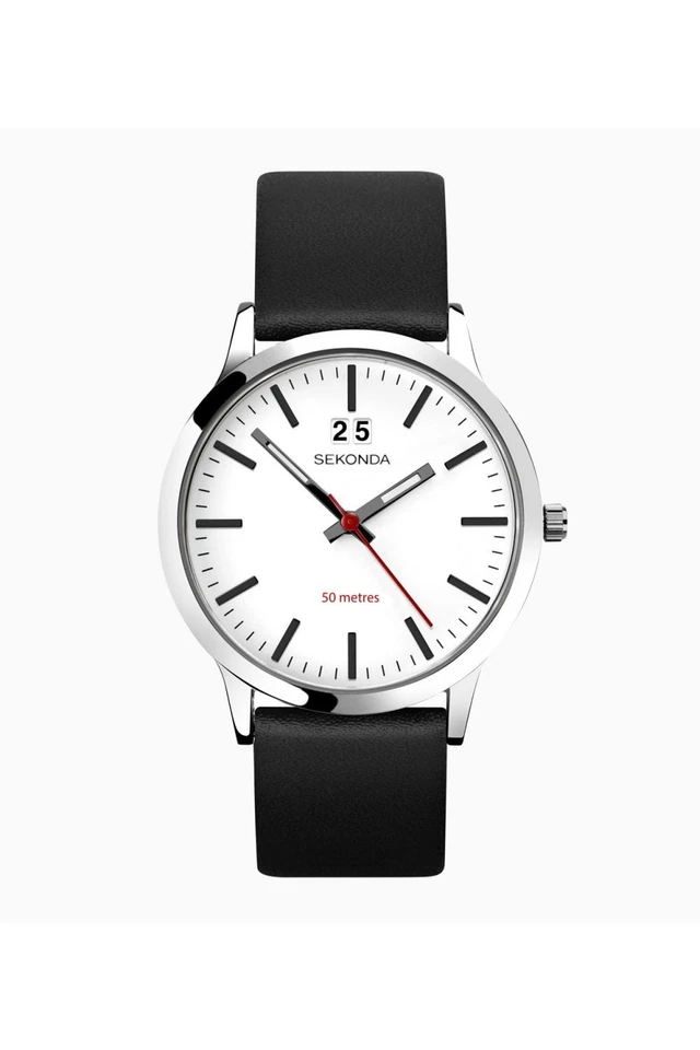 Reloj informal Sekonda caballero correa cuero negro 40 mm 1939 Foto 1 de 1