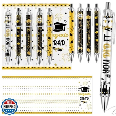 Lebsitey 50 Pcs Graduation Ballpoint Pens Bulk Class Of 2025 Graduation Party - Image 1 of 4