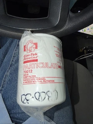 70012 Cim-Tek 300-30 Pump Filter - Image 1 of 2