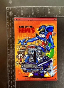 Ratte Fink King of Hemi's Blechschild aus 20 Gauge Stahl 16x12 oder 12x8 - Bild 1 von 2
