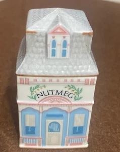 Lenox Spice Village Jar NUTMEG 1989 Vintage Original Cottagecore Coquette Beauty - Picture 1 of 6