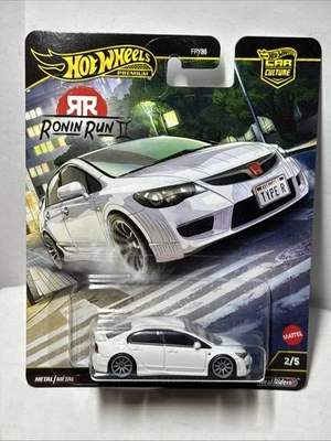 Hotwheels 1/64  🇨🇵 Ronin Run 2 Honda Civic Type R #2/5 de 2025 RealRiders - Photo 1/4