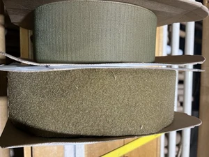 4” VELCRO® Brand MIL-SPEC Coyote 498 Hook and Loop - SEW-ON TYPE - 1 YARD - Picture 1 of 3