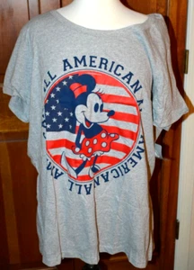Disney Minnie Mouse All American Short Sleeve Shirt Size 3X HTF - Picture 1 of 5