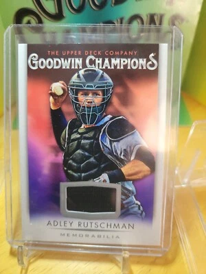 🟧⬛️2021 GOODWIN CHAMPIONS ADLEY RUTSCHMAN MEMORABILIA PATCH BALTIMORE ORIOLES - Image 1 of 3