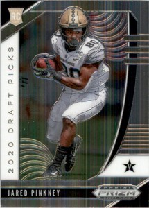 2020 Panini Prizm Draft Picks Football Cards Jared Pinkney RC #137 178421
