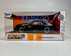 Jada Bigtime Muscle 1/24 1989 Ford Mustang GT "Hooker" Matte  Black