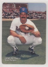 1989 Mother's Cookies Texas Rangers Stadium Giveaway Geno Petralli #11