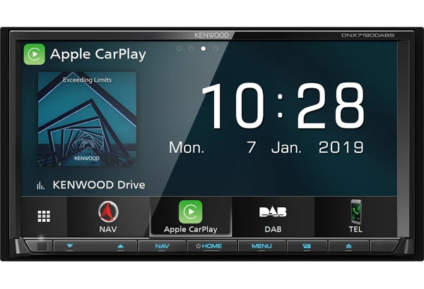 Kenwood DNX7190DABS Navitainer mit 17,7 cm WVGA-Monitor, Apple CarPlay, Android - Bild 1 von 3