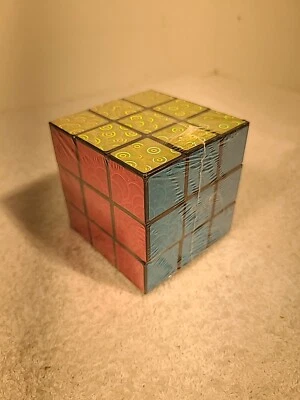 Brain Teaser Toy Twist Puzzle Cube 2.5x2.5 Iridescent Mixed Colors - Image 1 of 4