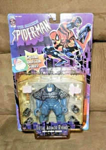Toy Biz Marvel The Amazing Spiderman Total Armor Rhino Actionfigur 1996 Serie - Bild 1 von 4